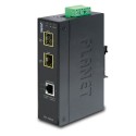 PLANET IGT-1205AT Industrial 10/100/1000T to 2 100/1000X SFP Media Converter